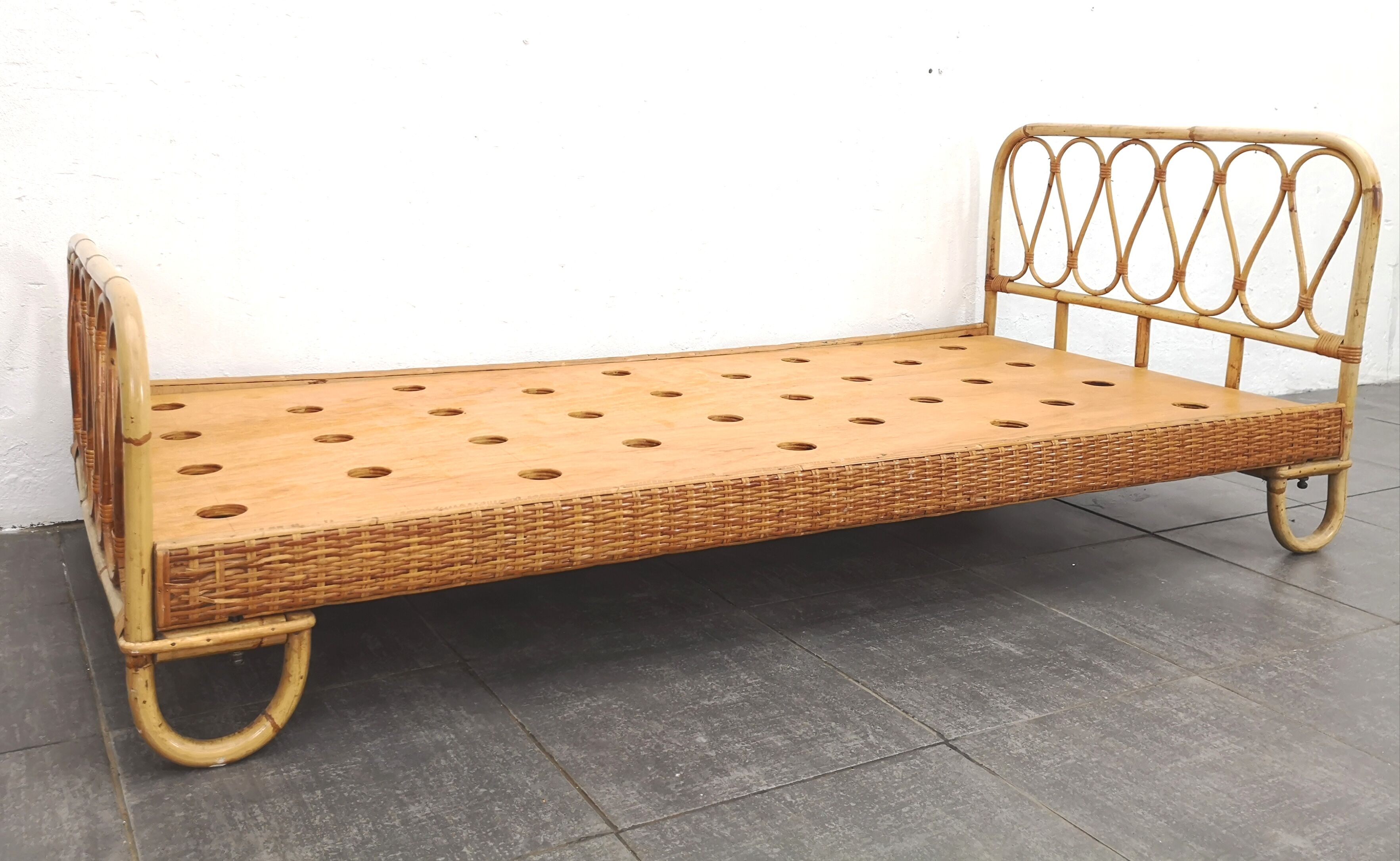 Rattan bed, 1960