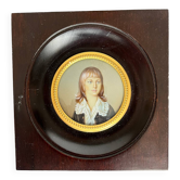 Miniature: portrait of a woman