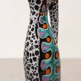 Ceramic vase by Marino Le Vaucour in Vallauris, France, circa 1960.