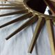 Old chaty vallauris sun mirror brass - 45 cm