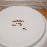 Set salad bowl and 8 Sarreguemines cups