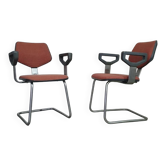 2 x très rare chaise Nimbus 2103 Gispen / Circle Software Group 1983 / Peter de Boer