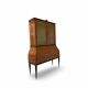 Secretary credenza in marquetry in the Italian Louis XV style from the mid-century, 1960.