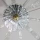 Amazing Art Decò Murano Glass Chandelier 5 Light, 1950