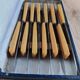 Coffret 12 couteaux de table vintage | Manches bakélite ivoire