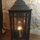 Wood and iron photophore lantern