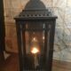 Wood and iron photophore lantern