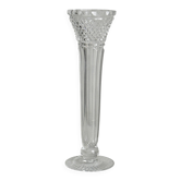 thick transparent glass bud vase