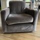 Fauteuil chester habitat velours prune