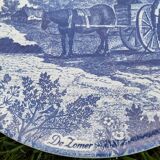 Delft Chemkefa wall plaque "De Zomer"