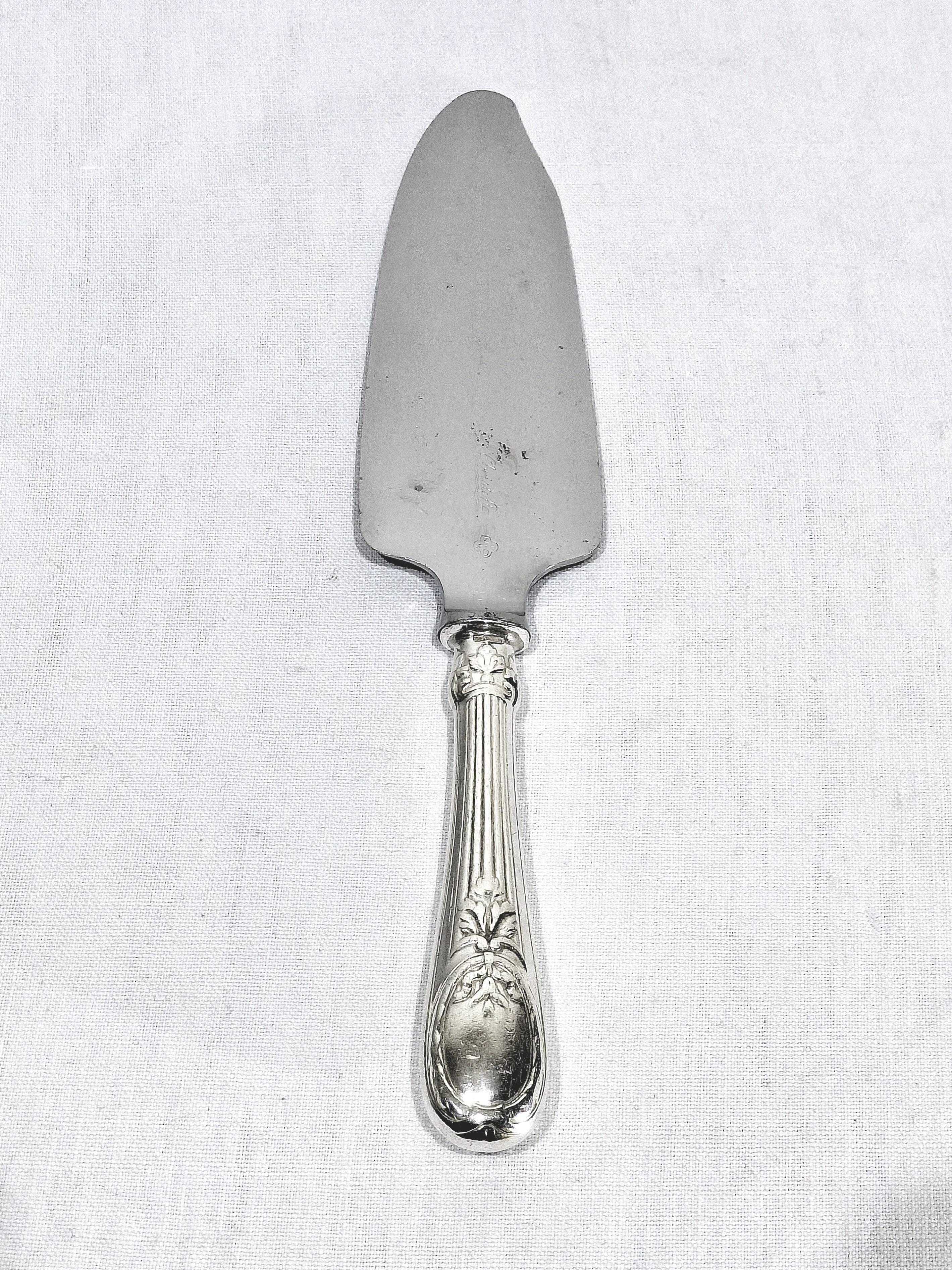 Christofle Cutlery Set - Trianon Model - 155 Pieces, Silver-Plated Metal