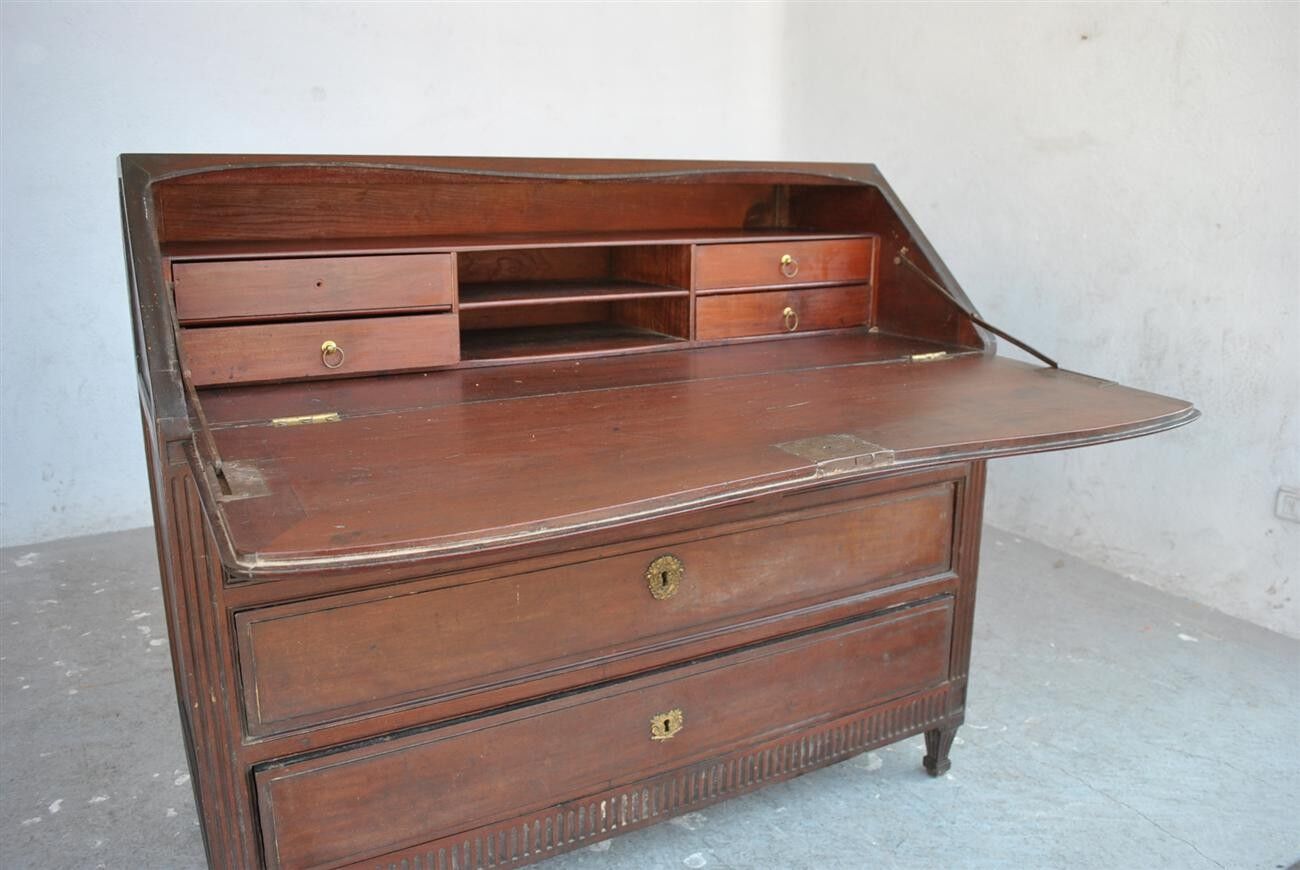 Secretary of slope of time style Directoire mahogany 18th