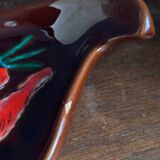 Vintage enameled ceramic bowl 1970