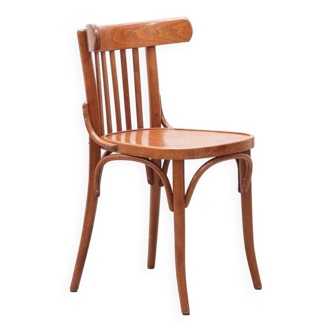 Vintage Baumann style bistro chair caramel