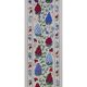 Hand-knotted rug, vintage Turkish rug 43x182 cm