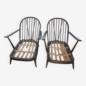 Vintage Ercol English armchair set