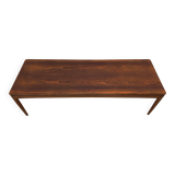 Danish long rosewood coffee table