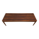 Longue table basse danoise en palissandre