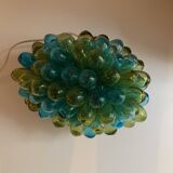 “Cluster” table lamp in blown glass from Syria