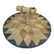 Plateau service straw marquetry