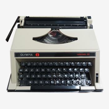 Olympia Conformatic 242 Vintage Portable Typewriter New Ribbon