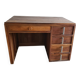 Vintage administrative desk - solid walnut with drawers