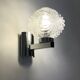 Vintage space age 60s wall light in chrome metal