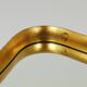 Golden wooden mirror in the style of Gio Ponti by Max Welz, Vienna, Austria, 1940s.