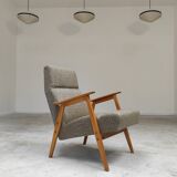 Pair of 6956 armchairs restored by Interier Praha, production 1965