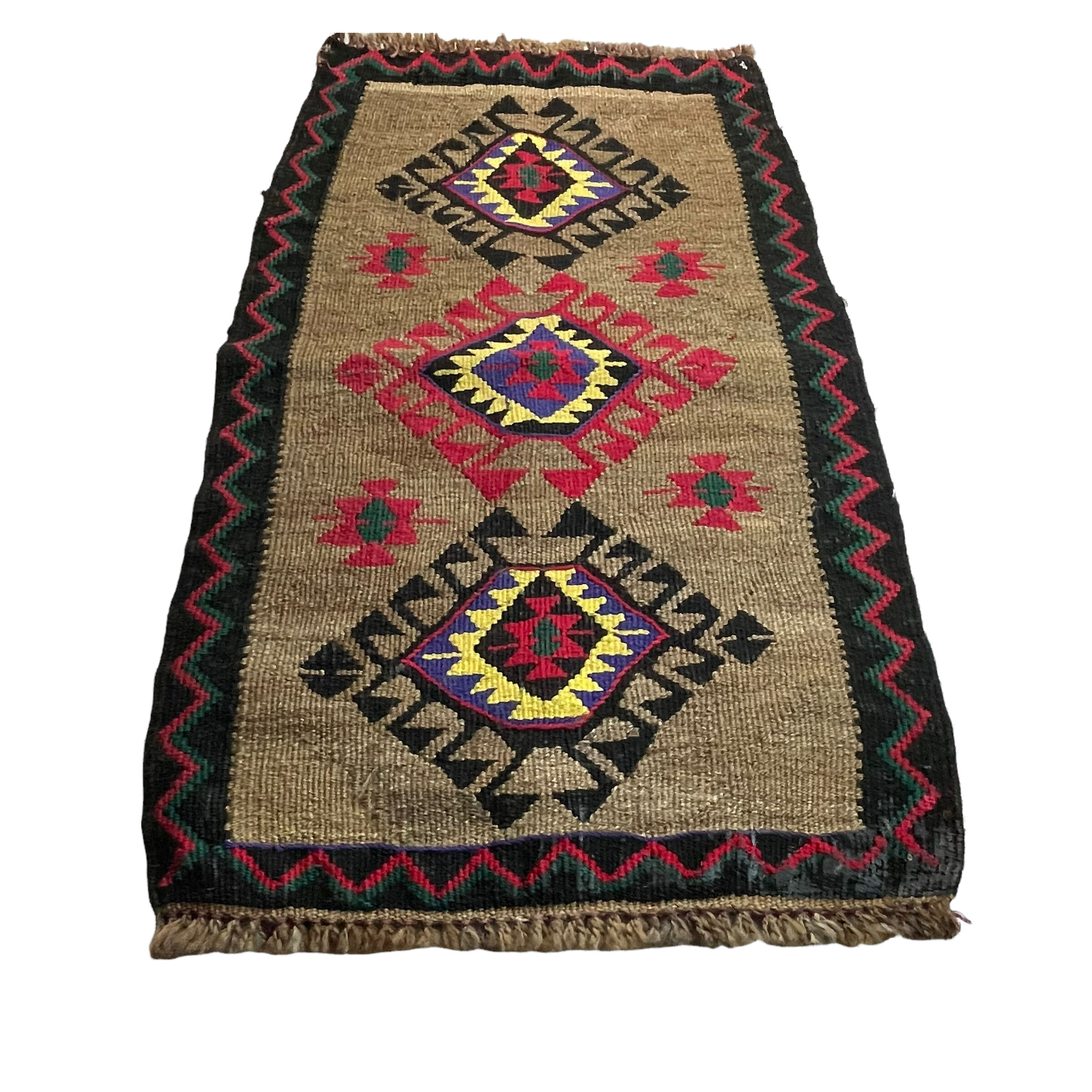 Turkish mini kilim, 90 x 52 cm