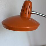 1960s vintage desk lamp Fase Faro Madrid orange - 52 cm