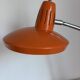 1960s vintage desk lamp Fase Faro Madrid orange - 52 cm