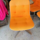 Set of 12 vintage Steelcase Strafor office chairs by Randall Buck