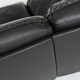 De Sede model DS-31 three-seat sofa black leather Switzerland 1970