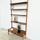 Wall system William Watting for Scanflex in teak and beech — 1960
