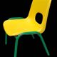 Set of 10 vintage children's stacking chairs