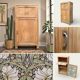 Buffet parisien art déco bois brut 