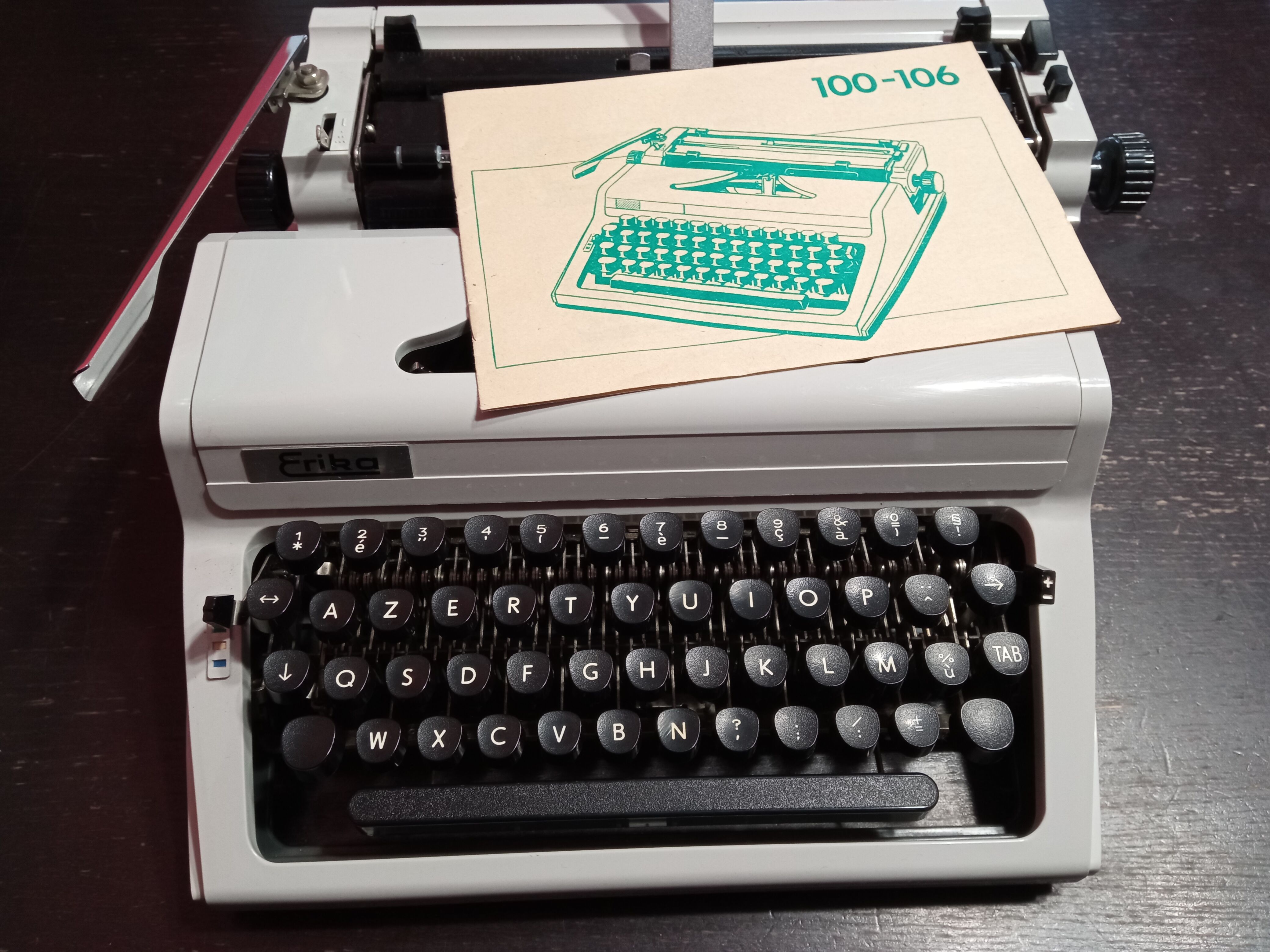 Erika Model 106 typewriter
