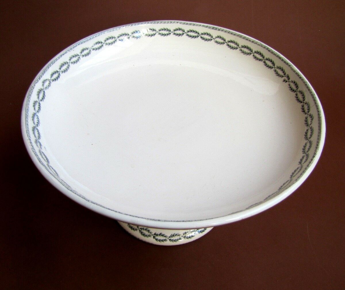 Fruit cup nobilis compotier wreath laurel earthenware of sarreguemines