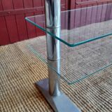 Large Art Deco glass shelf from a department store