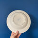 Set of 6 Badonviller red deep plates – Vintage bistro crockery