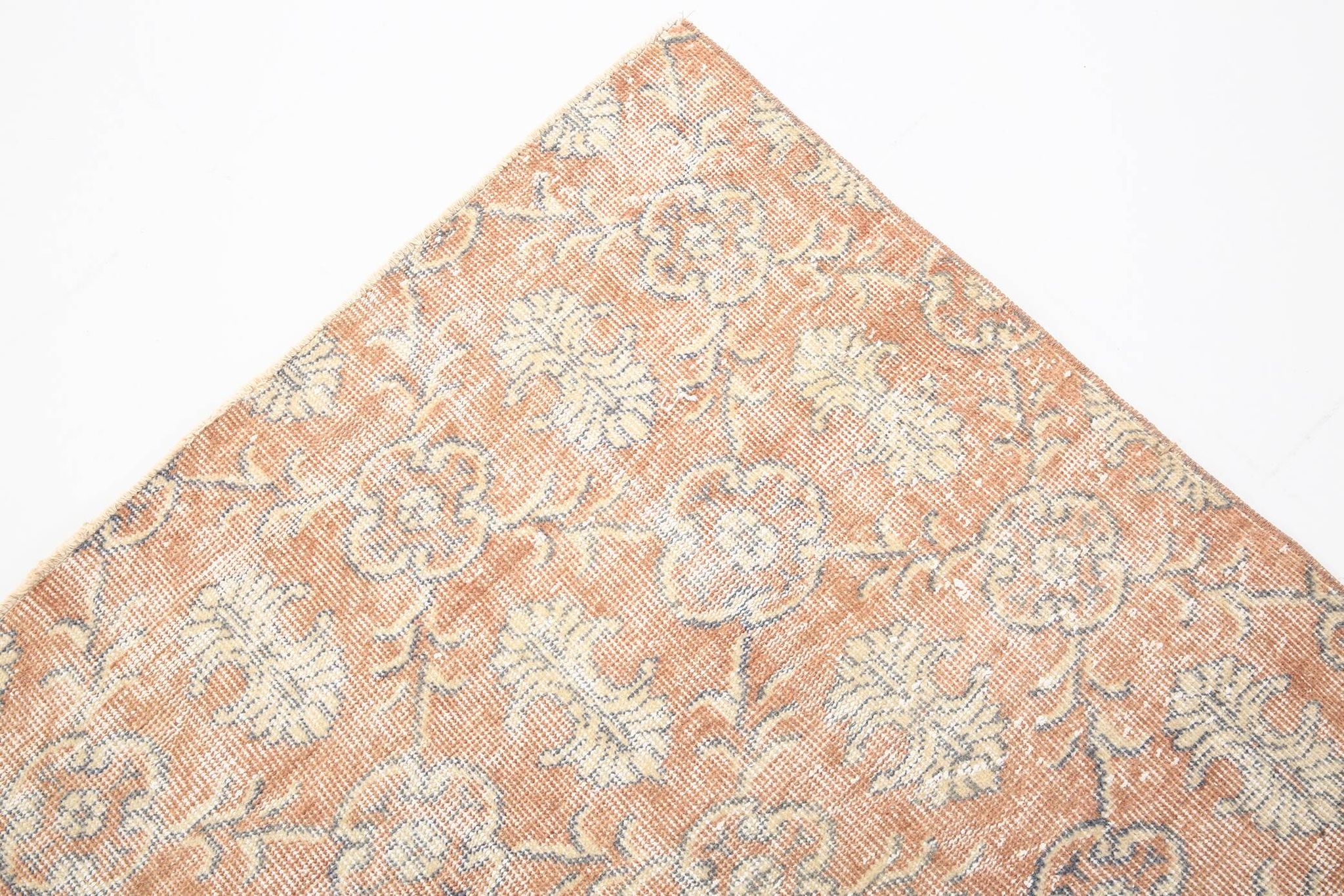 7x11 Muted Orange Classic Vintage Rug, 217x336Cm