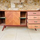 Vintage enfilade in ash and mahogany circa 1950s