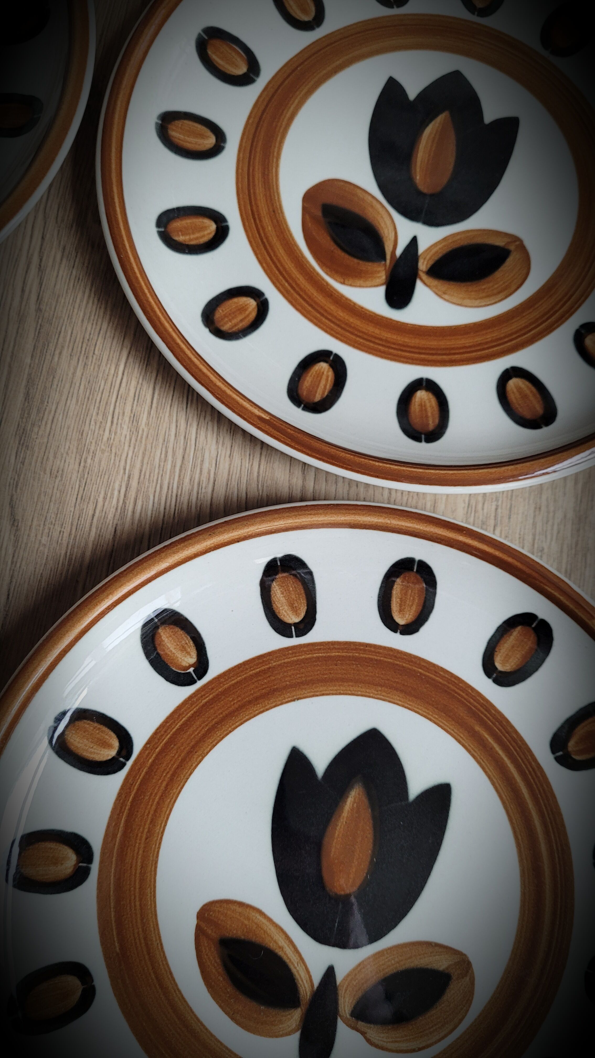 Set 6 Kimono plates