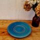 Large presentation plate Pichon Uzès Louis XVI Perlé blue
