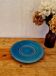 Large presentation plate Pichon Uzès Louis XVI Perlé blue