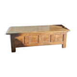 Antique solid oak chest