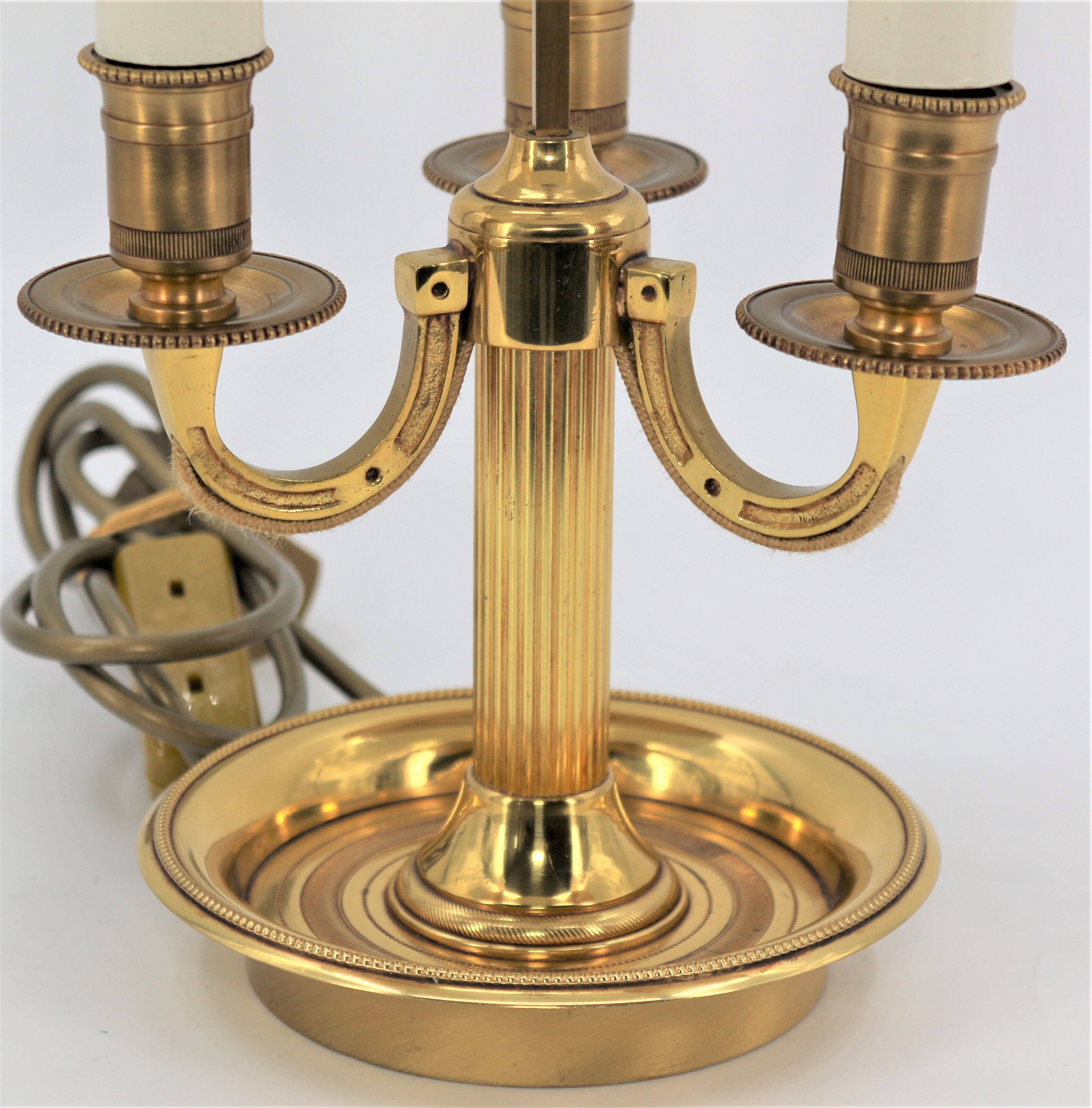Empire-style gilded bronze hot water lamp