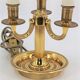 Lampe bouillotte bronze doré style Empire