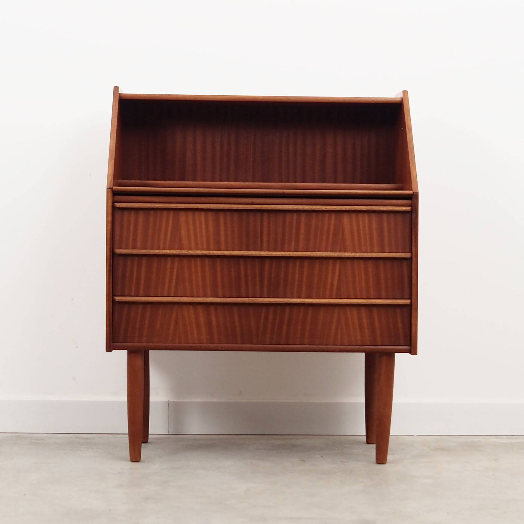 Mahogany secretary, Danish design, 60s, production: Denmark